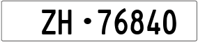 Truck License Plate